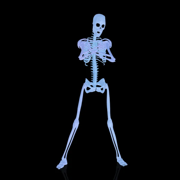 Світиться Боссі скелет — стокове фото