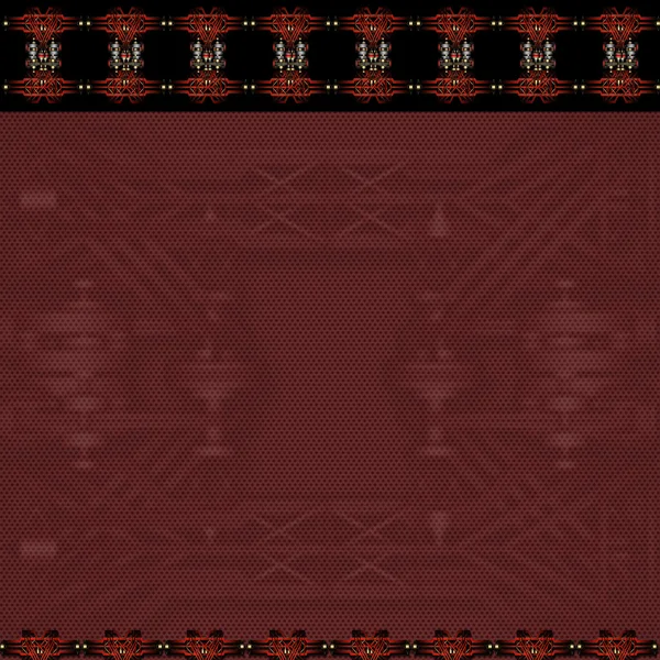 Fondo de rejilla de metal rojo — Foto de Stock