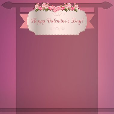 Valentijn banner arka plan