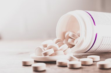 Bira mayası tabletleri. Besin takviyesi.