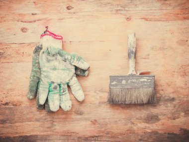 Boyama için kullanılan araçlar.