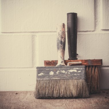 Boyama için kullanılan araçlar.