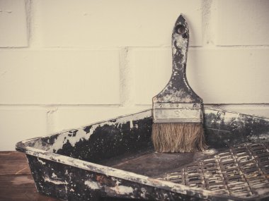 Boyama için kullanılan araçlar.