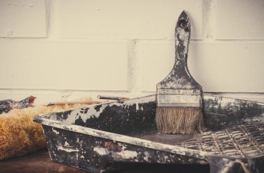 Boyama için kullanılan araçlar.