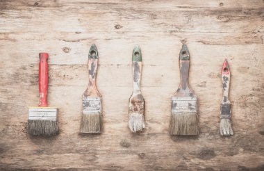 Boyama için kullanılan araçlar.