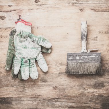 Boyama için kullanılan araçlar.