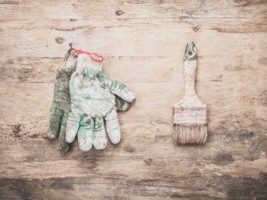 Boyama için kullanılan araçlar.