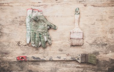 Boyama için kullanılan araçlar.