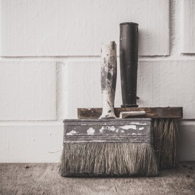 Boyama için kullanılan araçlar.