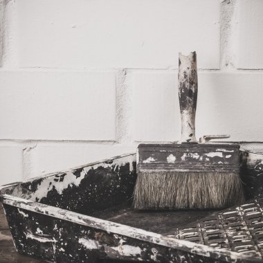 Boyama için kullanılan araçlar.