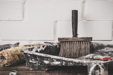 Boyama için kullanılan araçlar.