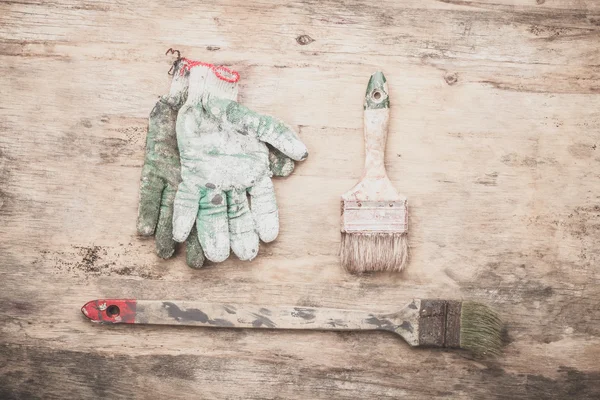 Boyama için kullanılan araçlar.