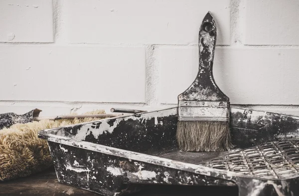 Boyama için kullanılan araçlar.