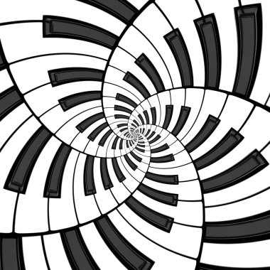 Beş yol Spiral klavye