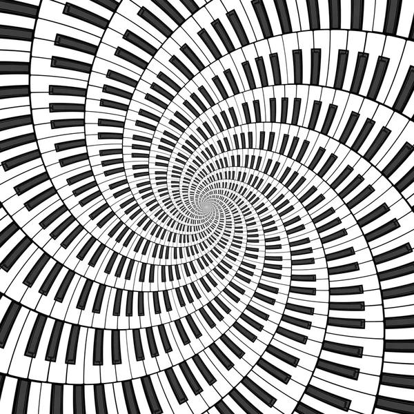 Dwanaście sposób klawiatury spiralne — Zdjęcie stockowe