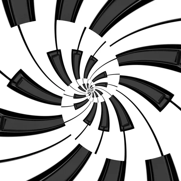 Dubbla tangentbord Spiral — Stockfoto