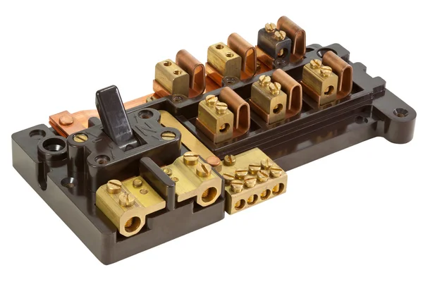 Inside an Old Fuse Box — Stock Photo, Image