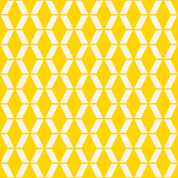 Motif de losange vecteur jaune sans couture . — Image vectorielle