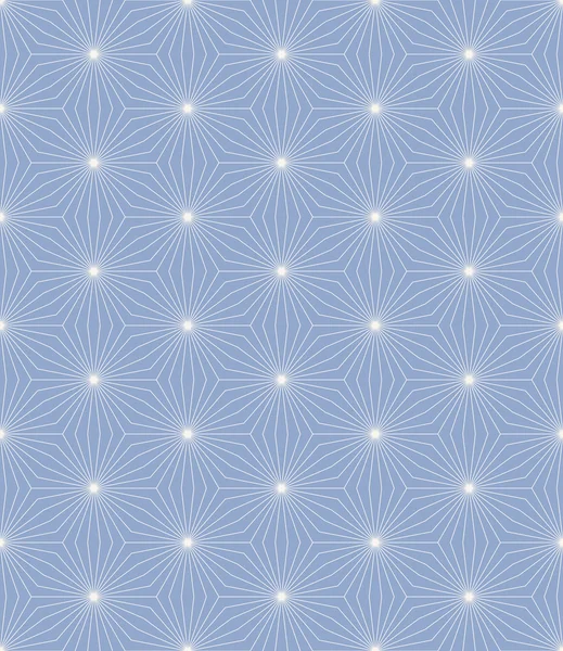 Patrón geométrico rayado de estrellas . — Vector de stock