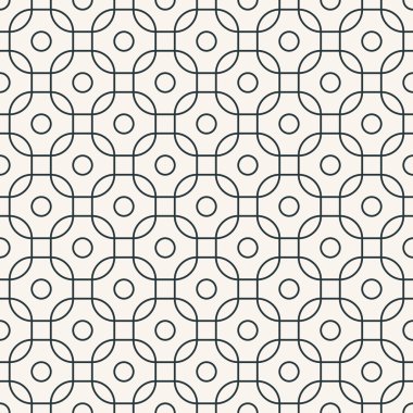 kesintisiz geometrik anahat desen