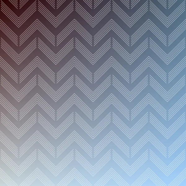 Gestreepte chevron patroon op de gradient achtergrond kleur. — Stockvector