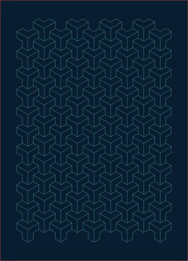 geometrik desen poster