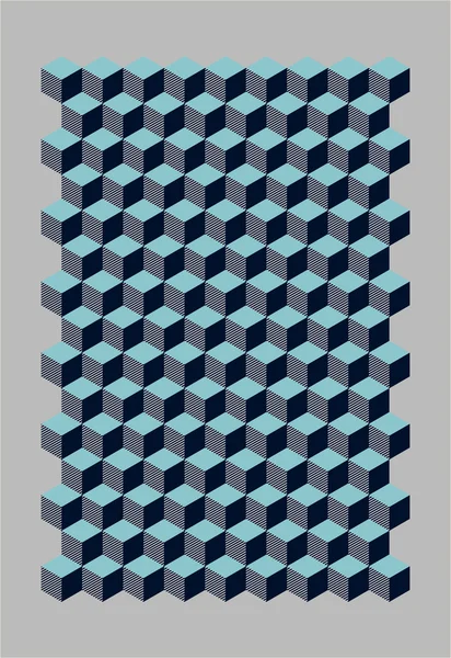 Plakat wzór geometryczny — Wektor stockowy