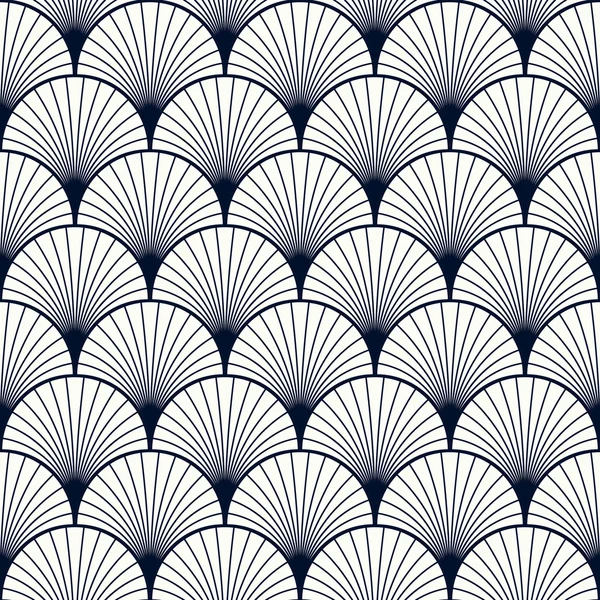 Vintage pattern of shells — Stock Vector