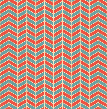 Kırmızı ve mavi chevron desen köşeleri yuvarlatılmış