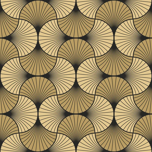 Art deco pattern of overlapping arcs — Stock Illustration Art deco pattern of overlapping arcs Royalty Free Stock Illustrations