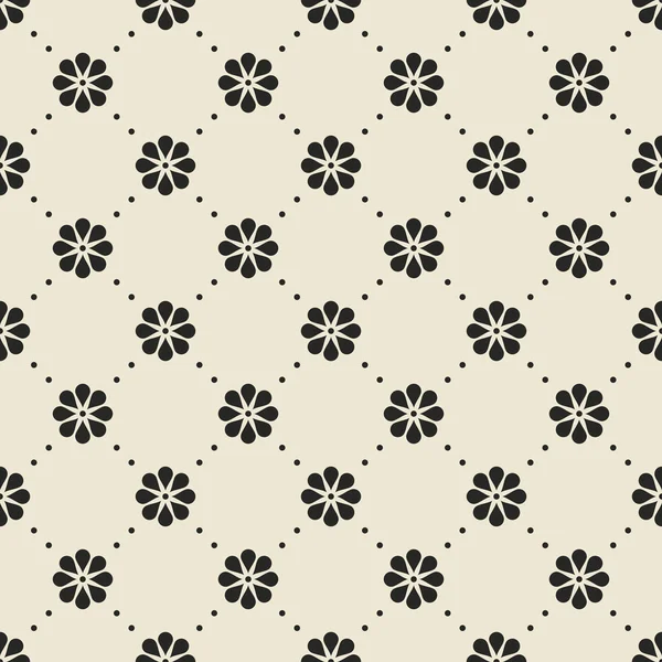 Patrón floral vintage — Vector de stock