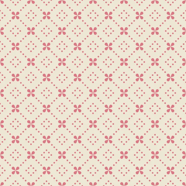 Floral pattern with dots — Stock Vector