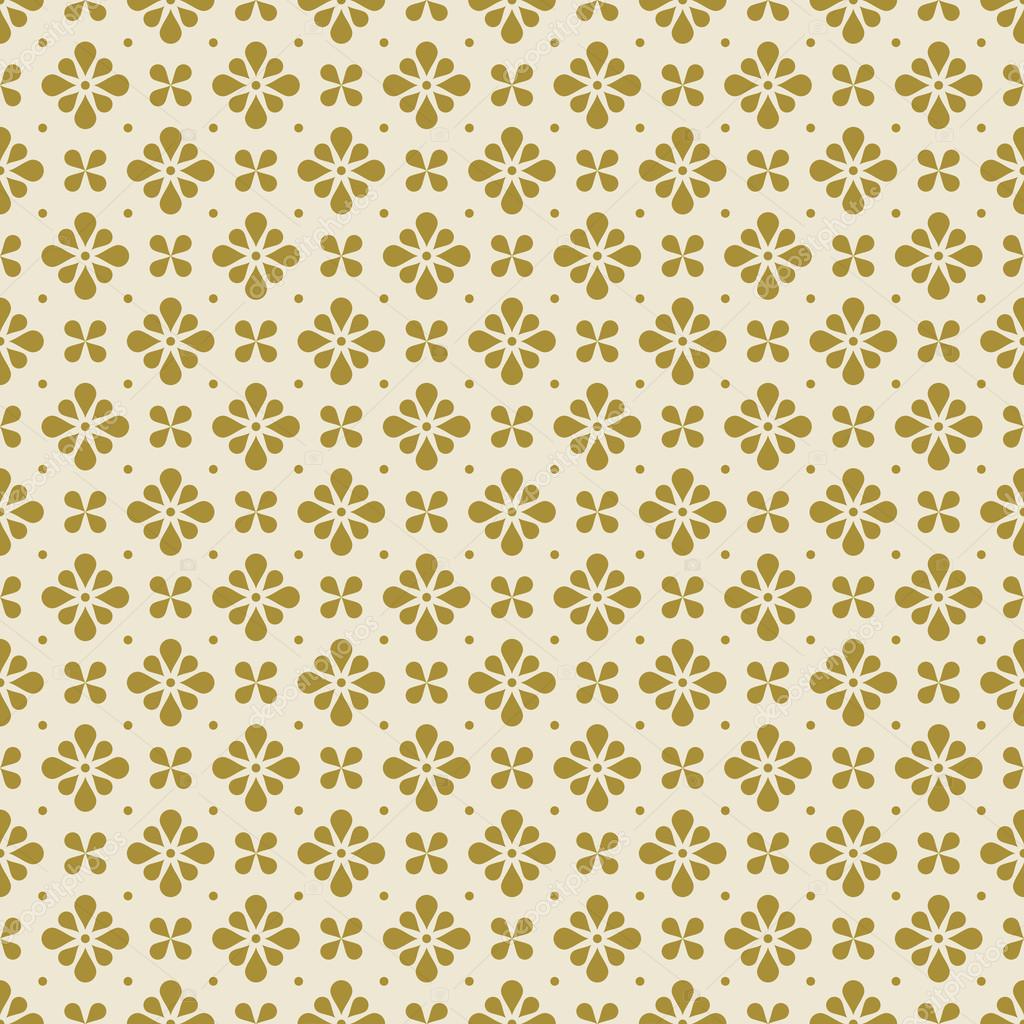 gold colored floral pattern