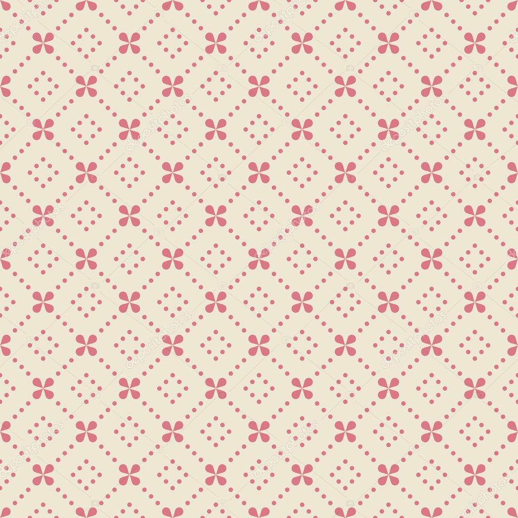 floral pattern with dots
