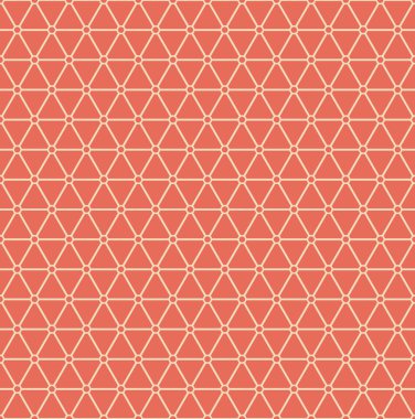 minimalist pembe üçgen ızgara desen