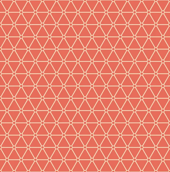 최소한의 분홍색 삼각형 격자 패턴 — 스톡 벡터