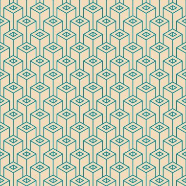 sorunsuz izometrik blok desen.