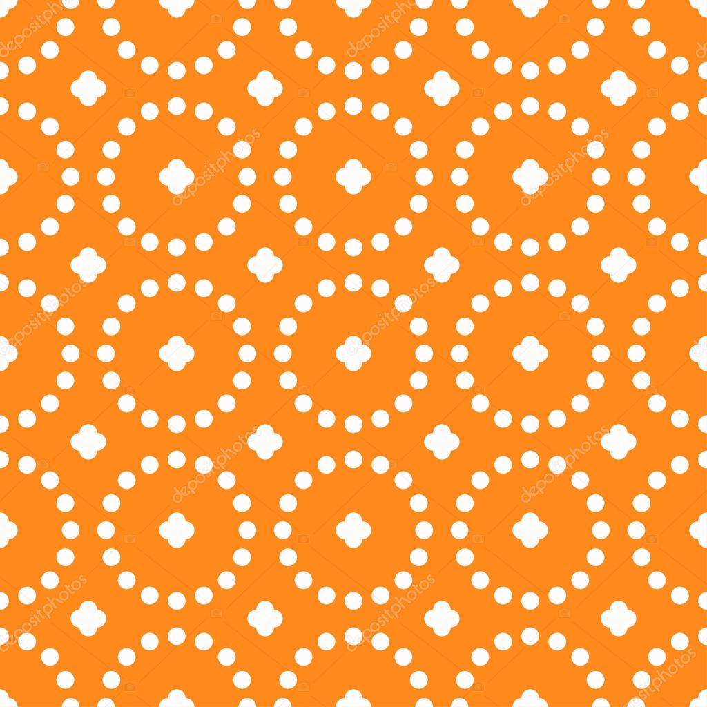 seamless floral pattern of dots.