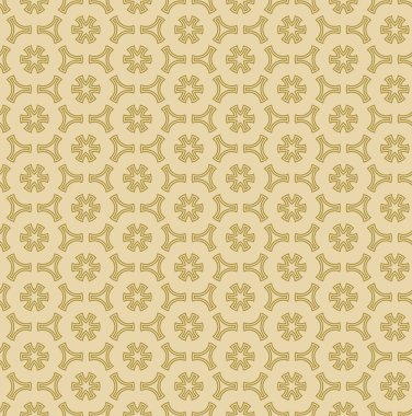 Vintage altıgen çiçek deseni.