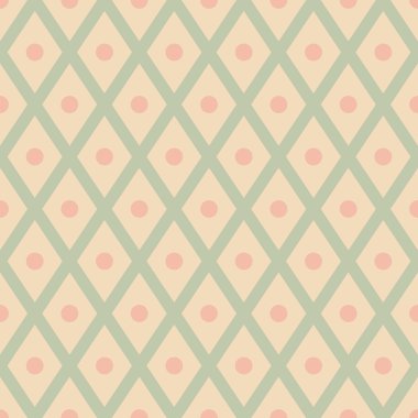 vintage rhombus desen