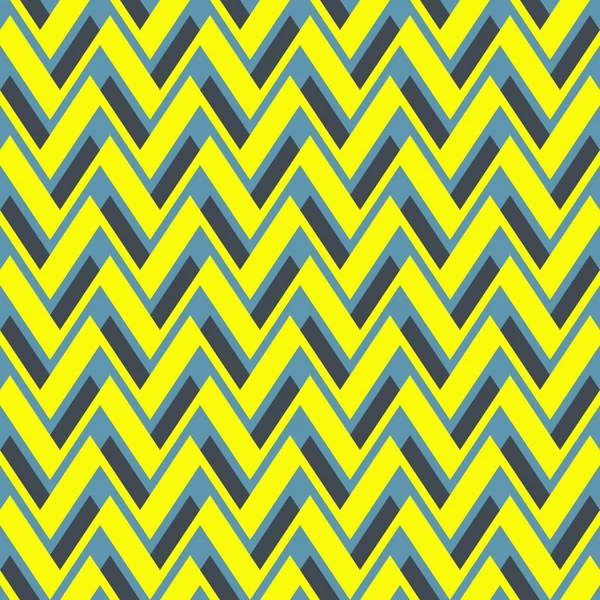 Motif chevron de zigzags décalés — Image vectorielle