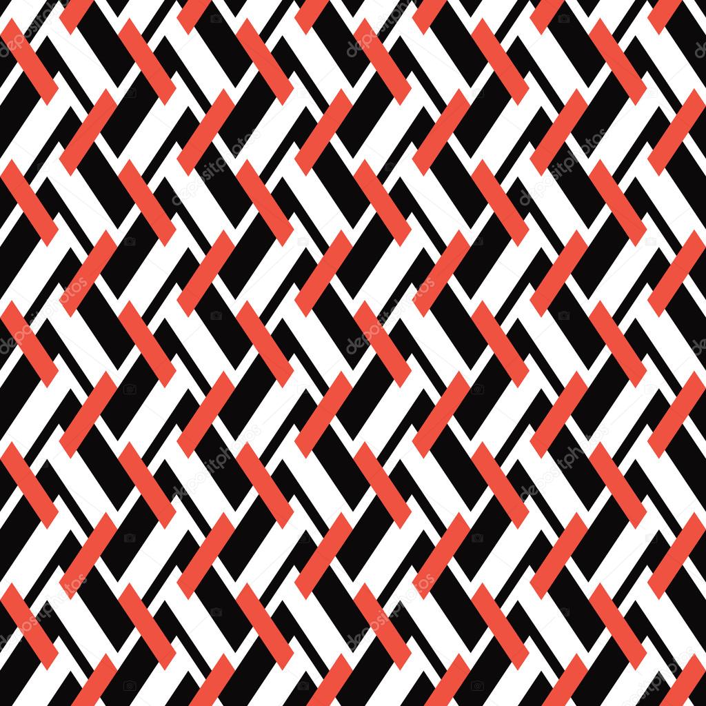 geometric pattern from zigzag line with different thickness.