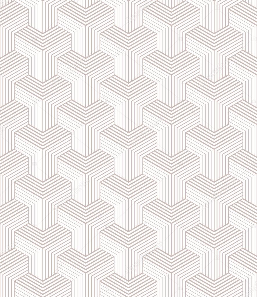 pattern of striped isometric blocks