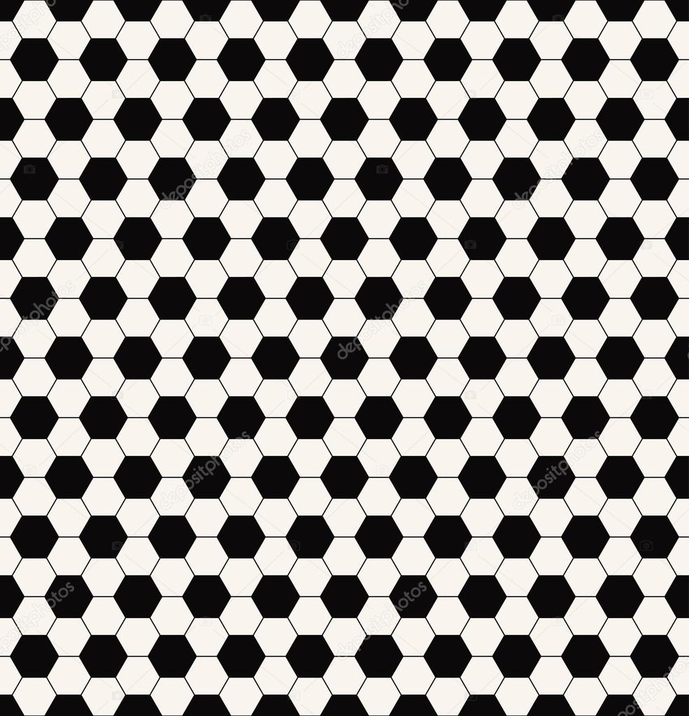 monochrome football pattern