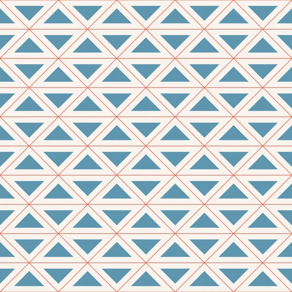 Patrón de cuadrícula abstracta de triángulos — Vector de stock