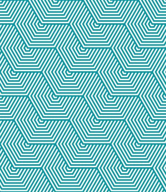 Soyut altıgen desen