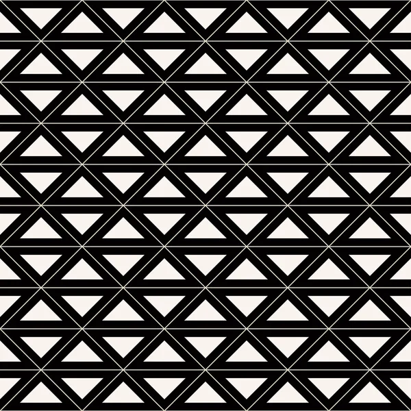 Czarno-biały wzór trójkątów — Wektor stockowy