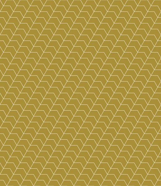 Diagonal guld färgade chevron mönster — Stock vektor