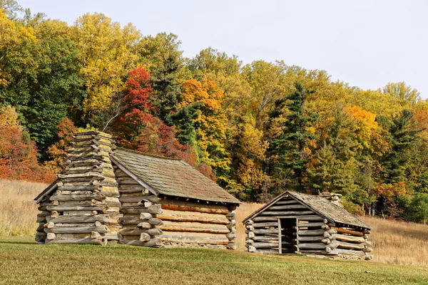 Kabinok a Valley Forge-ban Jogdíjmentes Stock Fotók