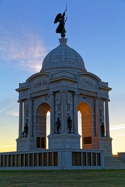 Pennsylvania Monument at Sunrise — Stock Photo, Image
